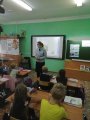 Встреча учащихся начальной школы  с инспектором по пропаганде ПДД.