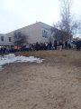 Эвакуация из здания школы.